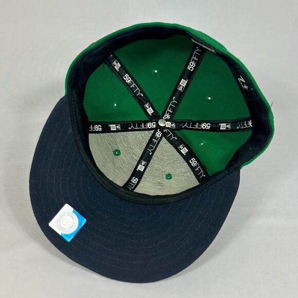 Notre Dame Fighting Irish New Era 59Fifty Fitted Cap Size 7 1/8 Green & Black - Picture 5 of 6